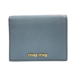 ミュウミュウ(miumiu)のミュウミュウ MiuMiu 二つ折り財布    レディース(財布)