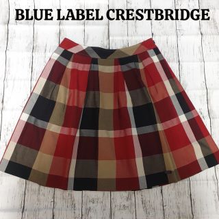 バーバリーブルーレーベル(BURBERRY BLUE LABEL)のBLUE LABEL CRESTBRIDGE(ひざ丈スカート)