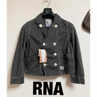 お盆セール！RNA ミリタリーコート  新品未使用 黒色レディース