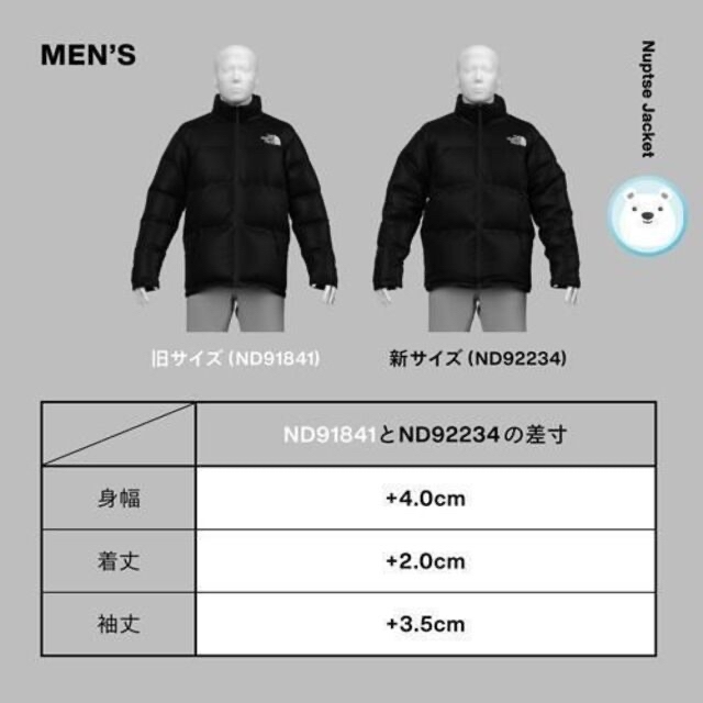 新品国内正規⭐︎ノースフェイス アンダイド ヌプシ ジャケット 白