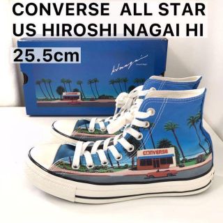 コンバース(CONVERSE)の美品▲コンバースオールスターUS ヒロシ ナガイ HI▲25.5cm▲ハイカット(スニーカー)