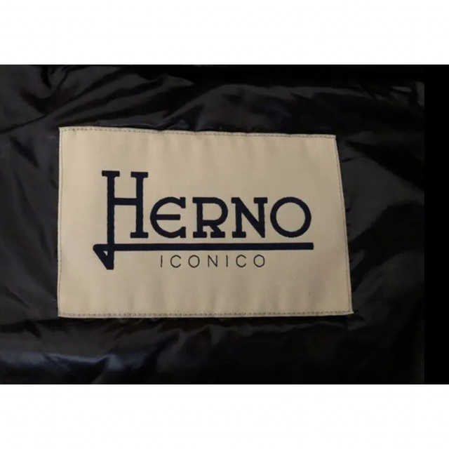 HERNO(ヘルノ)のヘルノ⭐︎ショートダウン⭐︎サイズ44⭐︎ブラック⭐︎美品 レディースのジャケット/アウター(ダウンジャケット)の商品写真