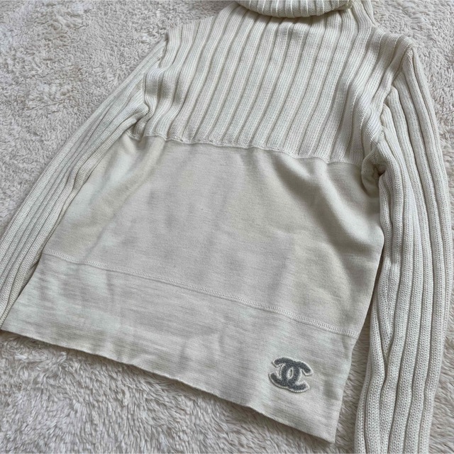 に初値下げ! CHANEL ヴィンテージ リブニット ロゴ | www.tegdarco.com