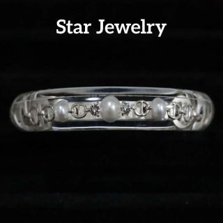 スタージュエリー(STAR JEWELRY)の【匿名配送】 スタージュエリー バングル SV925 プラ(ブレスレット/バングル)