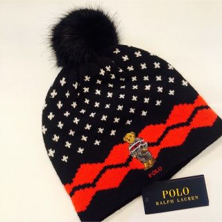 ポロラルフローレン(POLO RALPH LAUREN)のポロラルフローレン　ポロベア　ニット帽(ニット帽/ビーニー)