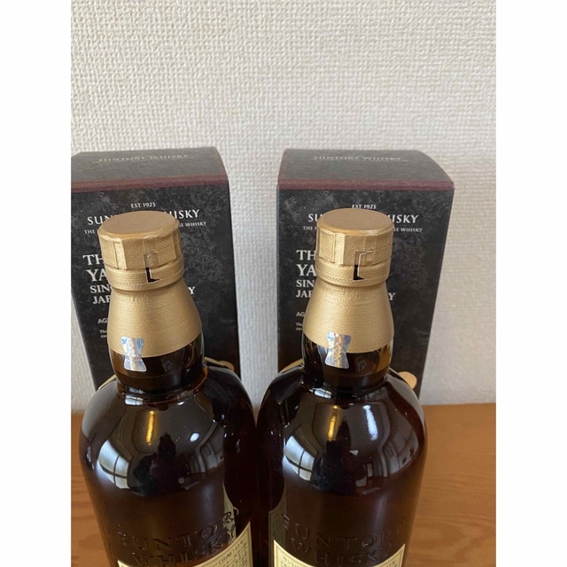 食品/飲料/酒サントリー 山崎 12年 2本セット 箱付  12yo  送料無料 百貨店購入