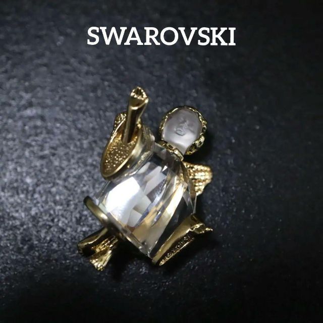 【匿名配送】 SWAROVSKI スワロフスキー ブローチ 天使