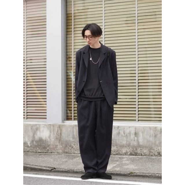 COMOLI(コモリ)の新品 22AW COMOLI カシミヤシルクドローストリングパンツ サイズ3 メンズのパンツ(その他)の商品写真