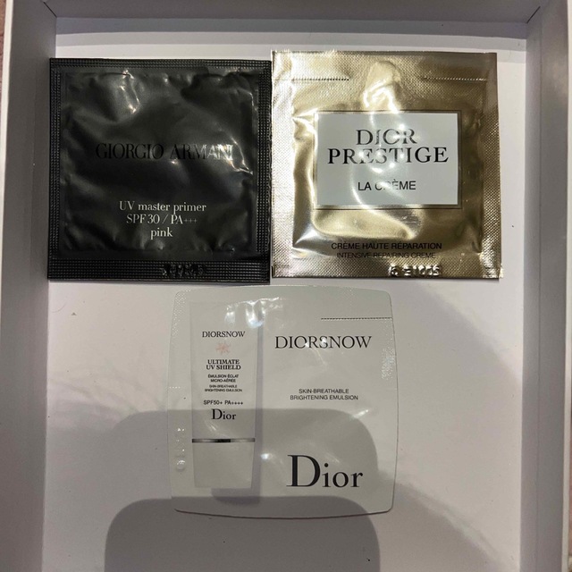 Dior、ジョルジオ・アルマーニ試供品、サンプル | フリマアプリ ラクマ