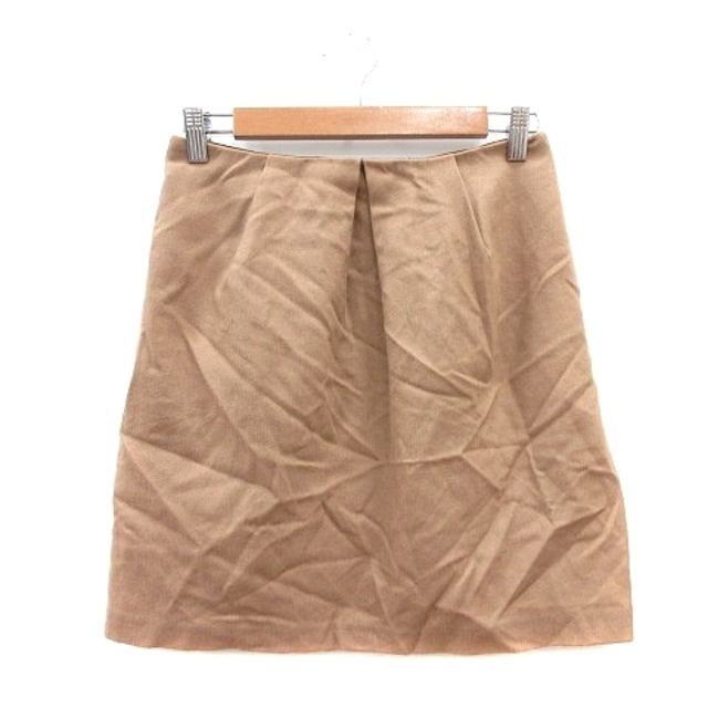 Spick & Span(スピックアンドスパン)のスピック&スパン タイトスカート ミニ ウール アンゴラ混 36 ベージュ レディースのスカート(ミニスカート)の商品写真