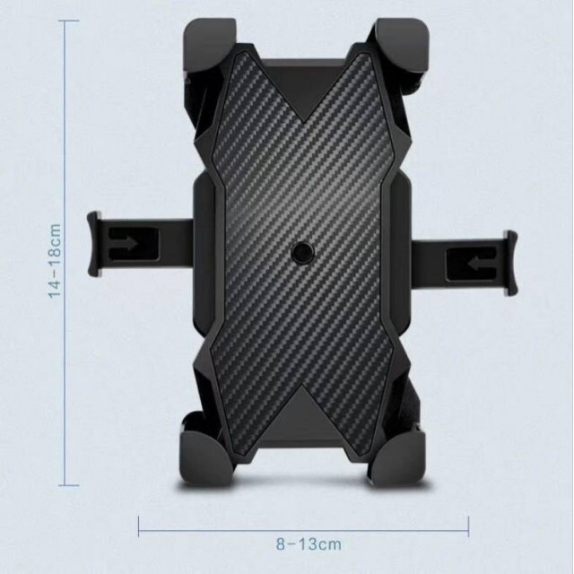 スマホホルダー 携帯ホルダー バイク 自転車  360度回転 ウーバー 落下防止 スポーツ/アウトドアの自転車(パーツ)の商品写真