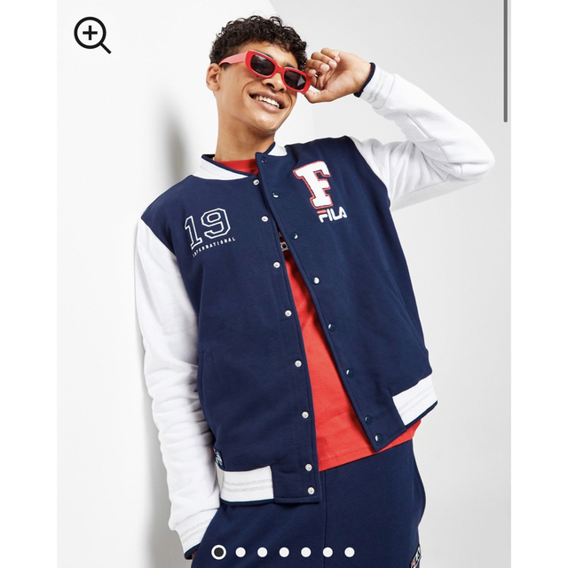 FILA(フィラ)のフィラ　fira スタジアムジャンパー　新品 メンズのジャケット/アウター(スタジャン)の商品写真