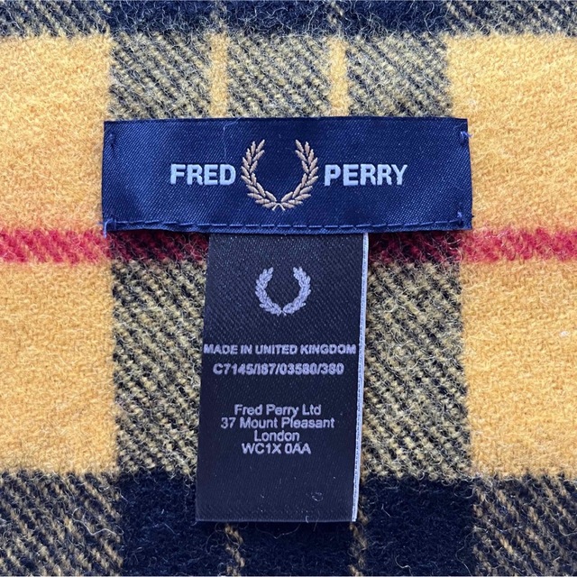 FRED PERRY（フレッドペリー）マフラー　※12/10以降発送