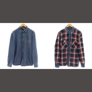 DIESEL - ディーゼル DIESEL リバーシブル デニム ネルシャツ チェック