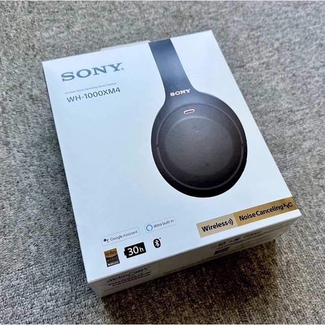 SONY(ソニー)のソニー ワイヤレスノイズキャンセリングステレオヘッドセット WH-1000XM4 スマホ/家電/カメラのオーディオ機器(ヘッドフォン/イヤフォン)の商品写真