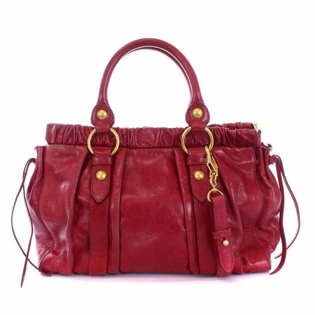 MIU MIU - ミュウミュウ ハンドバッグ トートバッグ ショルダー MIU MIU - ミュウミュウ ハンドバッグ トートバッグ ショルダー