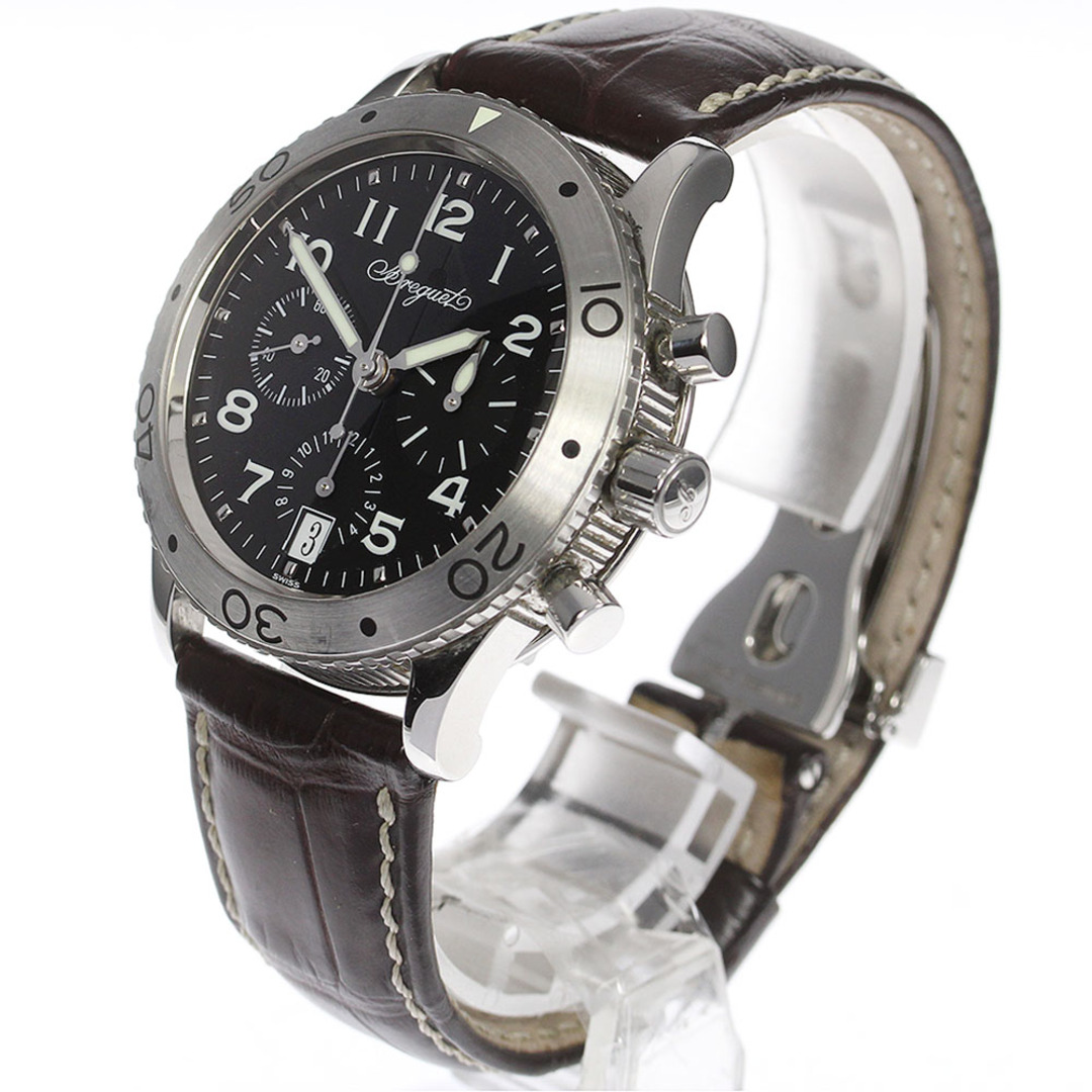 Breguet(ブレゲ)のブレゲ Breguet 3820 トランスアトランティック タイプXX クロノグラフ 自動巻き メンズ _718678【63】 メンズの時計(腕時計(アナログ))の商品写真