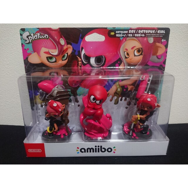amiibo トリプルセット スプラトゥーン タコ タコボーイ タコガール amiibo トリプルセット スプラトゥーン タコ タコボーイ タコガール