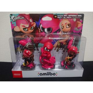 ニンテンドウ(任天堂)のｽﾌﾟﾗﾄｩｰﾝ amiibo トリプルセット タコ タコボーイ タコガール(ゲームキャラクター)