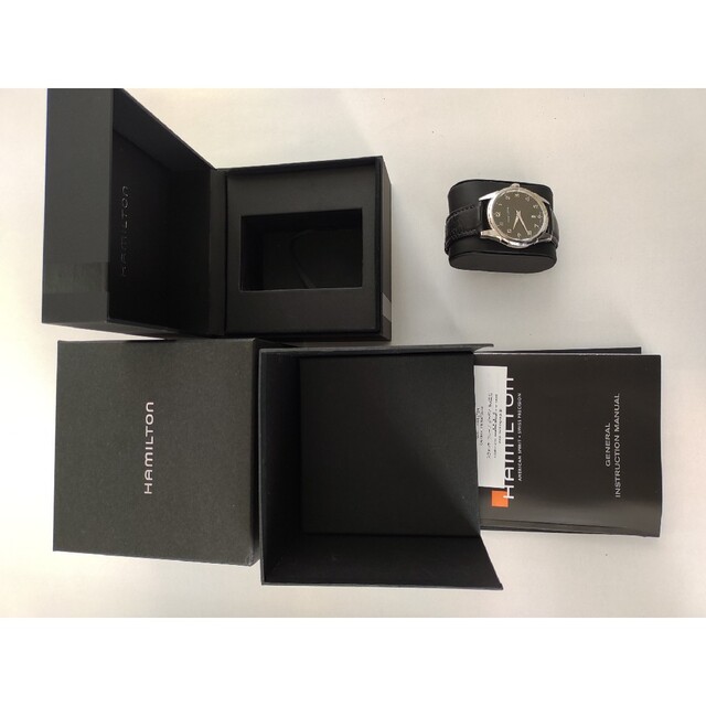 Hamilton(ハミルトン)のHAMILTON　シンライン　ブラック　クォーツ メンズの時計(腕時計(アナログ))の商品写真