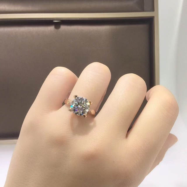 newデザイン】モアサナイト リング K18PG ♡再お値下げ中♡ musi-co.com