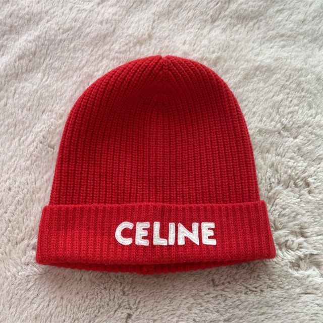 celine(セリーヌ)のセリーヌ　ニット帽 レディースの帽子(ニット帽/ビーニー)の商品写真