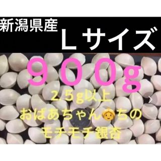 Ｌサイズ★2.5g以上おばあちゃんちのモチモチ銀杏９００g(野菜)