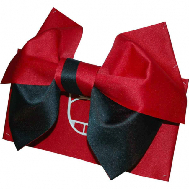 日本製 リバーシブル 浴衣 帯 浴衣帯 作り帯 ゆかた帯 結び帯 赤×黒 レディースの水着/浴衣(浴衣帯)の商品写真