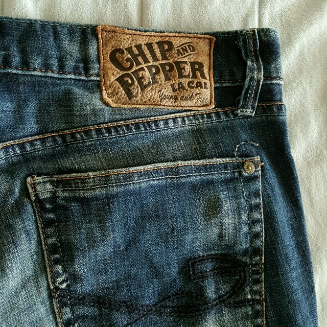 CHIP AND PEPPER(チップアンドペッパー)の値下げ❕CHIP PEPPER( ｀・ω・´)ﾉ ﾖﾛｼｸｰ メンズのパンツ(デニム/ジーンズ)の商品写真