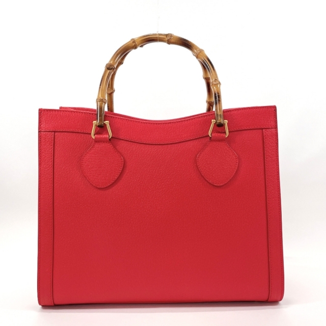 超可爱 Gucci - レッド 002・0260 バンブー ハンドバッグ グッチ