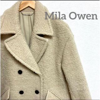 ミラオーウェン(Mila Owen)のMila Owen ミラオーウェン　オーバーサイズコート　テーラードカラー(チェスターコート)