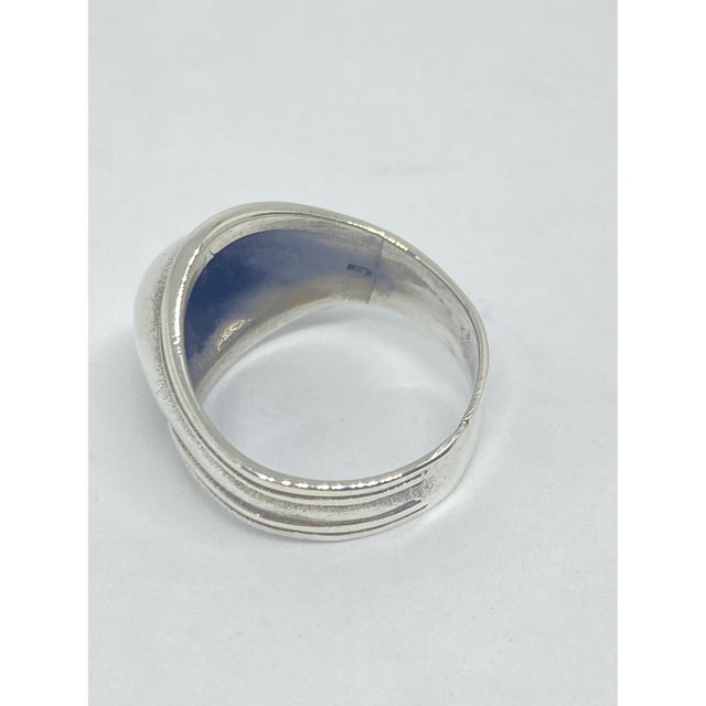 ワイド　シルバー925 リング シンプル　銀指輪　幅広平打ち　甲丸ギフト21号Ⅱ メンズのアクセサリー(リング(指輪))の商品写真