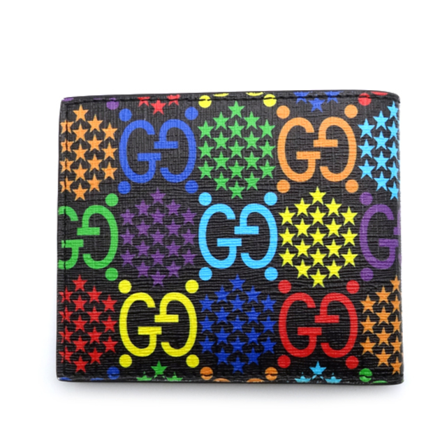 Gucci(グッチ)のグッチ GG サイケデリック 二つ折り札入れ ウォレット レザー 601089 メンズのファッション小物(折り財布)の商品写真