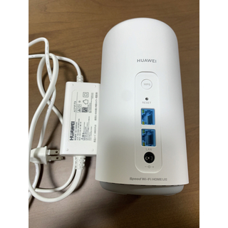 ファーウェイ(HUAWEI)のUQ Speed Wi-Fi HOME L02 ホワイト ホームルーター(その他)