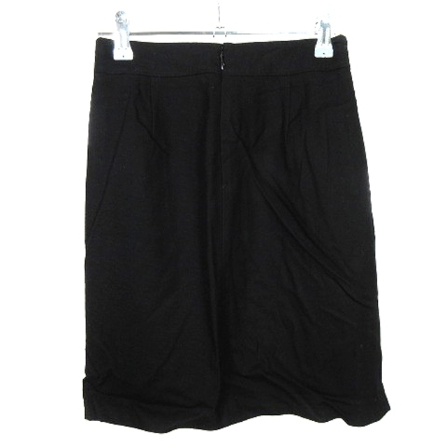 UNITED ARROWS(ユナイテッドアローズ)のユナイテッドアローズ スカート タイト ミニ 薄手 ウール 無地 34 黒 レディースのスカート(ミニスカート)の商品写真