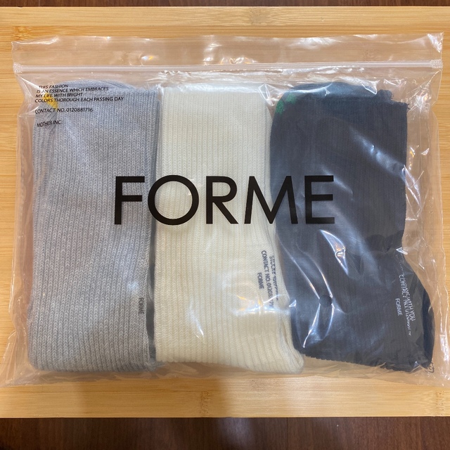 未開封品 MOTHER FORME ソックス2足セット