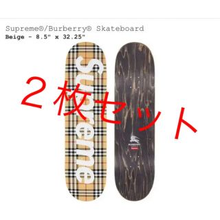 シュプリーム(Supreme)のSupreme / Burberry Skateboard(スケートボード)