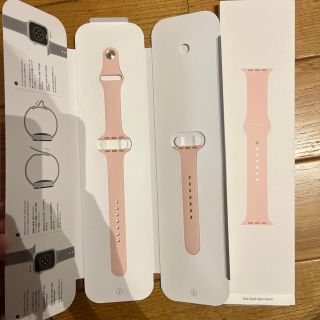 アップルウォッチ(Apple Watch)のApplewatchピンクベルト純正品40mm(その他)