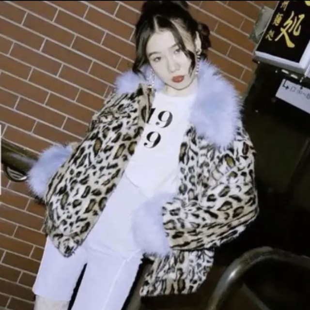 y2k faithtokyo nodressラメ ファー コート ジャケット 白-