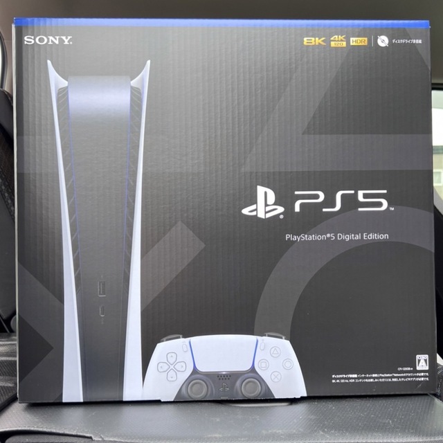 PlayStation(プレイステーション)の新品‼️PS5 本体 デジタルエディション CFI-1200B01 エンタメ/ホビーのゲームソフト/ゲーム機本体(家庭用ゲーム機本体)の商品写真