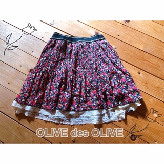 オリーブデオリーブ(OLIVEdesOLIVE)のOLIVE des OLIVE カジュアル リバーシブルスカート(ひざ丈スカート)