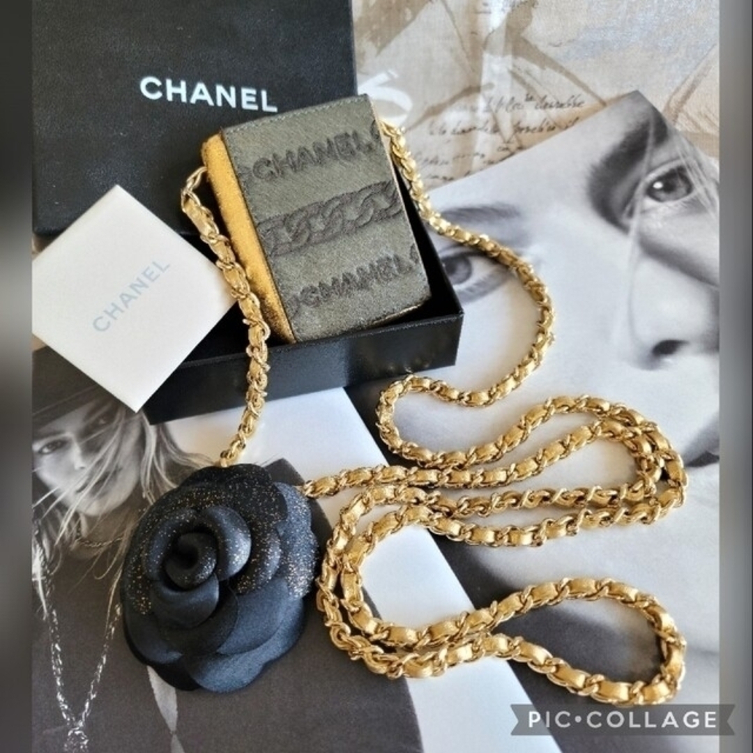 CHANEL 超美品✨廃盤超レア ハラコ‪✕ラムスキン アクセサリーポシェット