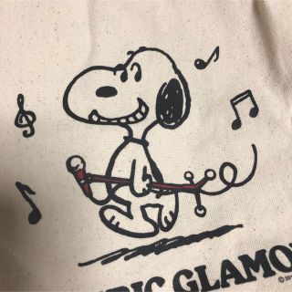 スヌーピー(SNOOPY)のSNOOPY／バケツ型トートバッグ／大容量 横長(キャラクターグッズ)