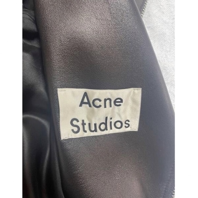 Acne Studios(アクネストゥディオズ)のacne studios Nate clean ライダースジャケット メンズのジャケット/アウター(ライダースジャケット)の商品写真