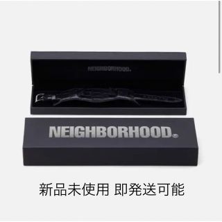 22AW NEIGHBORHOOD LEATHER EMB WATCH BAND