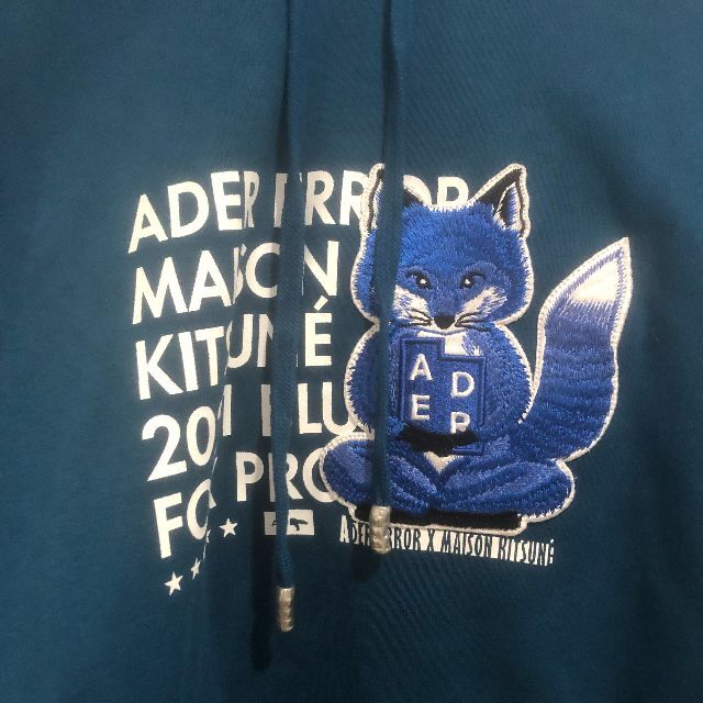 メゾンキツネ×アダーエラー パーカ MAISON KITSUNE 消費税無し www