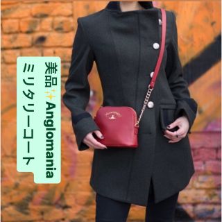 美品VivienneWestwood オーブボタン/ミリタリー風ウールコート