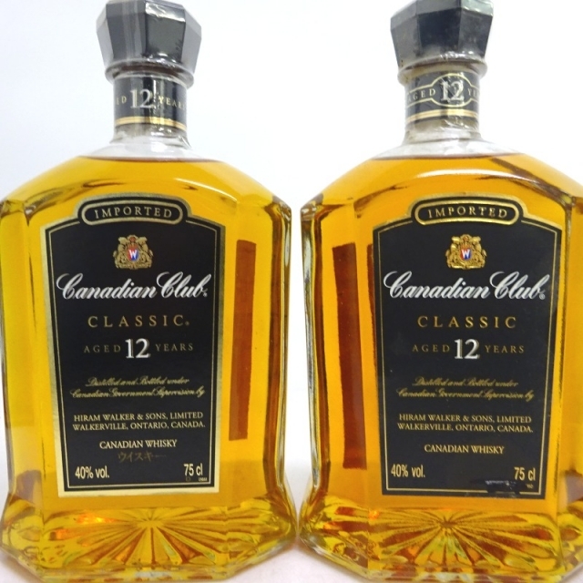 未開封★Canadian Club【カナディアンクラブ】 12年 クラシック 3本セット 1000/1140ml 箱なし