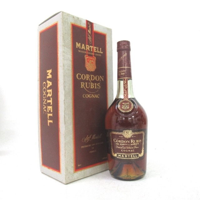 未開封★MARTELL【マーテル】 コルドンルビー 特級従価 700ml 箱付