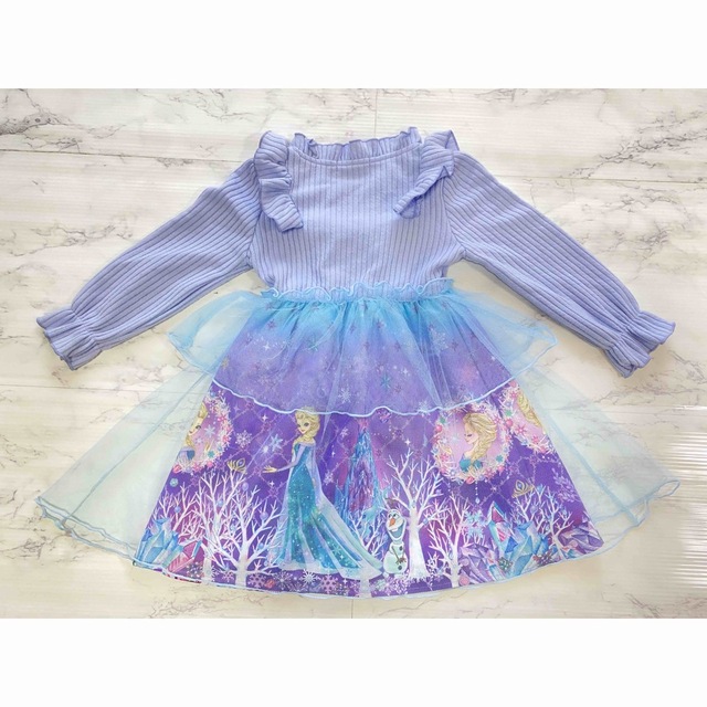 しまむら(シマムラ)のエコネコ　100 ３点セット キッズ/ベビー/マタニティのキッズ服女の子用(90cm~)(ワンピース)の商品写真